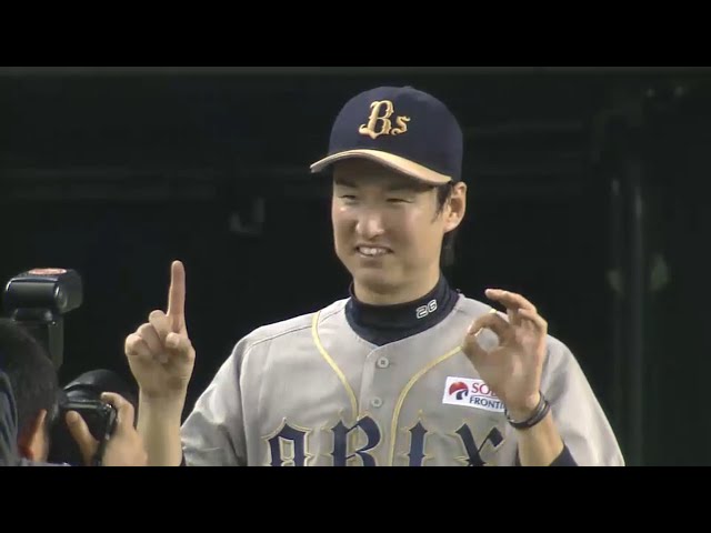 バファローズ・東明投手ヒーローインタビュー 2015/9/9 L-Bs