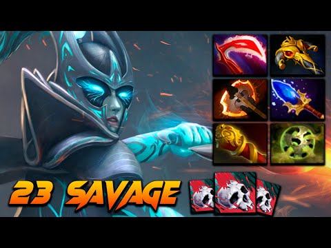 T1.23savage Phantom Assassin Mortred - Dota 2 Pro Gameplay [Watch & Learn]