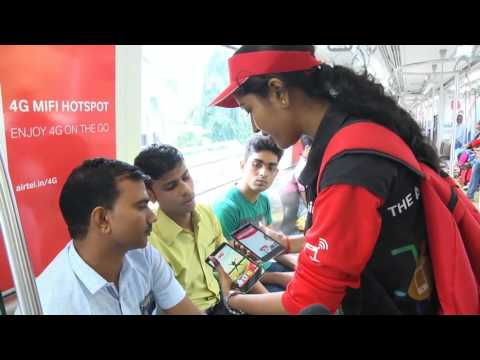 Airtel 4G OOH Challenge, Airtel by Milestone Brandcom