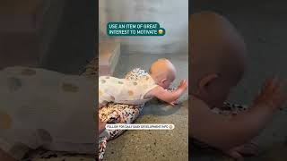 Baby obstacle course - the best exercise to learn crawling!