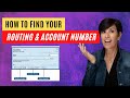 How To Find Your Routing Number vs. Account Number