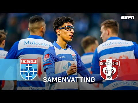 🔥 Younes Taha met heerlijke goal ACHTER STANDBEEN 😍 | Samenvatting PEC Zwolle - FC Dordrecht