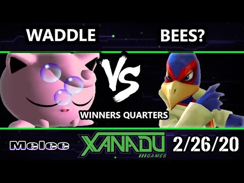 S@X 343 Winners Quarters - Bees? (Falco) Vs. waddle (Jigglypuff) Smash Melee - SSBM