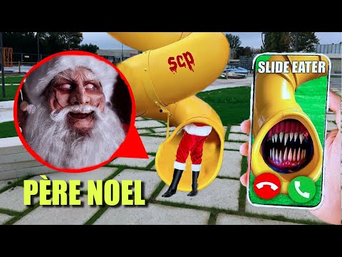 I FOUND SANTA GETTING EATEN BY THE SCP SLIDE EATER IN REAL LIFE!!