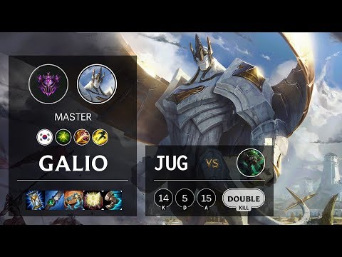 Galio Jungle vs Twitch - KR Master Patch 10.10