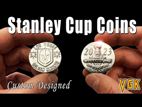 Metal Casting Custom Coins (How To) - Vegas Golden Knights Hockey Coins (Double Sided)