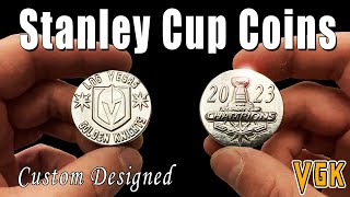Metal Casting Custom Coins (How To) - Vegas Golden Knights Hockey Coins (Double Sided)