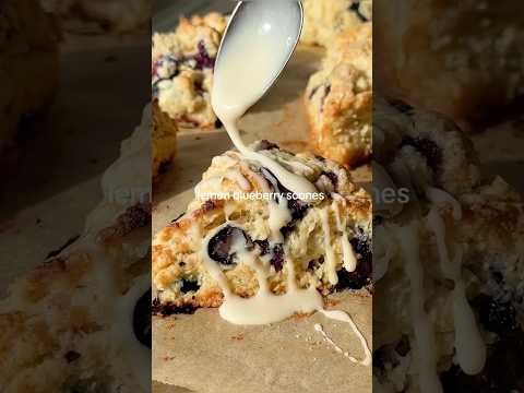 Lemon Blueberry Scones - ingredients below