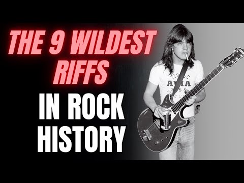 9 LEGENDARY Guitar RIFFS That Are ROCK HISTORY