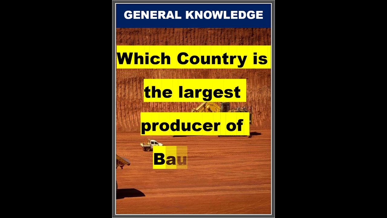 Who is the largest producer of bauxite?
