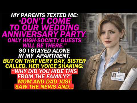 My Parents Texted Me "Don't Come — Only Elites Are Invited"—Their Guests Started Asking Where I Was
