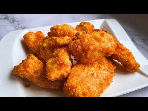 Crispy Air Fryer Chicken Tenders In Just 10 Minutes. #airfryerrecipes