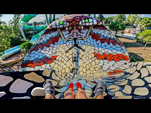 POV: COBRA Attack Water Slide! 🐍😱 Wild Day in Aqualand Fréjus 🇫🇷