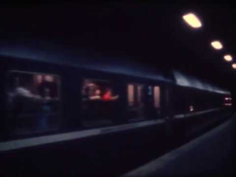 Schlaf-/Liegewagenzug D 209 (späterer "Schweiz-Express") Dortmund - Brig in Köln, 5. Juli 1985 (Fr)