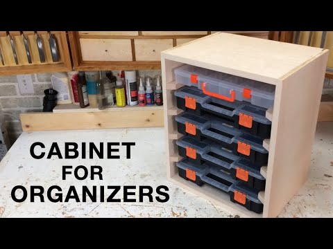 How to Build a Cabinet for Organizer Box Storage Containers with Additive Woodworking Cabinetmaking