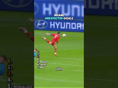 INSANE UNEXPECTED GOALS