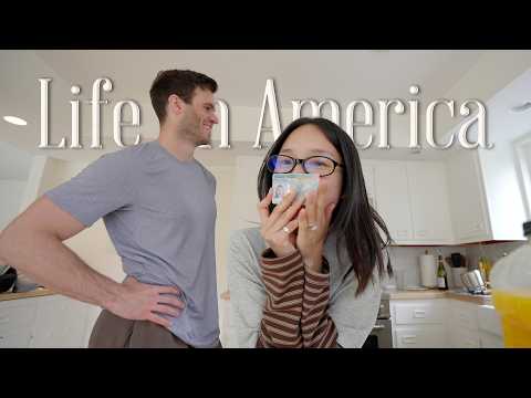 드디어 받은 10년 짜리 그린카드..🪪!!!!💚, 뉴욕에서 오랜만에 옷 쇼핑, 엘에이 떠나기 전 제육볶음, 불고기 만들기, 내돈내산 글로니 클래식 스프링 26 언박싱&입어 보기♥︎