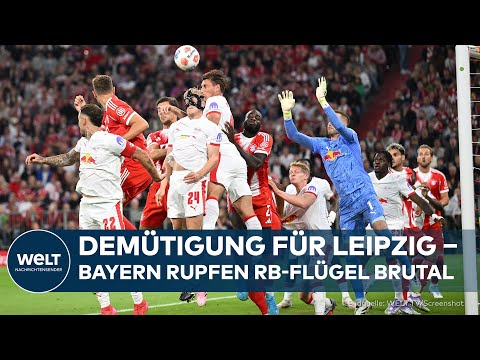 FUSSBALL BUNDESLIGA: Kantersieg– FC Bayern schießt RB Leipzig zum höchsten Bundesliga-K.o.