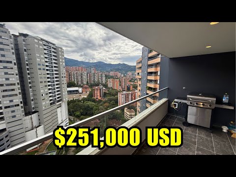 $251K Modern 2-Bed Apartment in Envigado | Floor 19