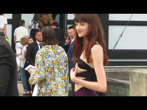 SUPER HOT MODEL ATTENDING CELINE FASHION SHOW IN PARIS 2019.06.23