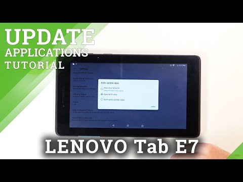 How to Stop Auto Update Apps Option on LENOVO Tab E7 – Play Store