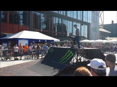 Monster Energy BMX Stunt Team Demo 7-11-2015 Steel Stacks Bethlehem PA