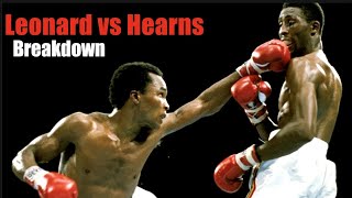 The Showdown - Leonard vs Hearns Back &amp; Forth Battle Explained - Fight Breakdown