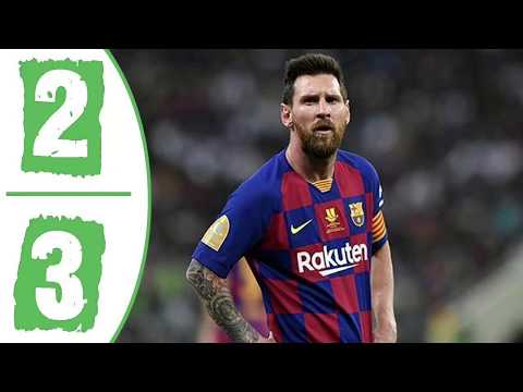 Barcelona vs Atlético de Madrid 2-3 - Todos los goles y resumen Supercopa de españa 9/1/2020