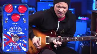 Video thumbnail for Tsakalis CROWN British style overdrive pedal by R.J. Ronquillo