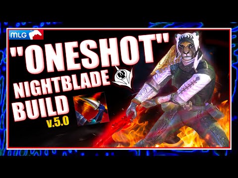 ESO PvP - ⭐"OneShot"⭐ Melee Nightblade PvP Gank Build V.5 | Elder Scrolls Online