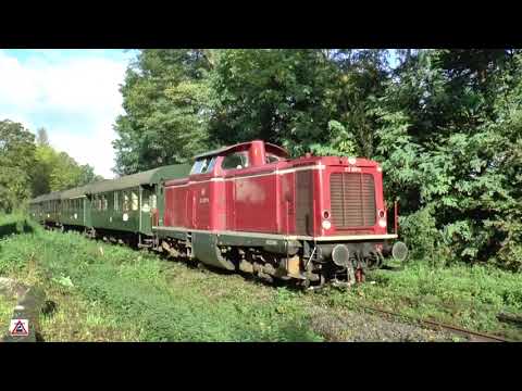 Mit der V100 auf der Ruhrtalbahn