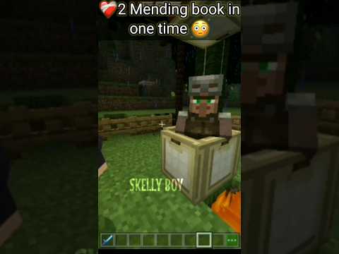 😳I Got 2 Mending Book At Once🥹 || 100 Days Minecraft With Jenny Mod🫣 || #minecraft #shorts