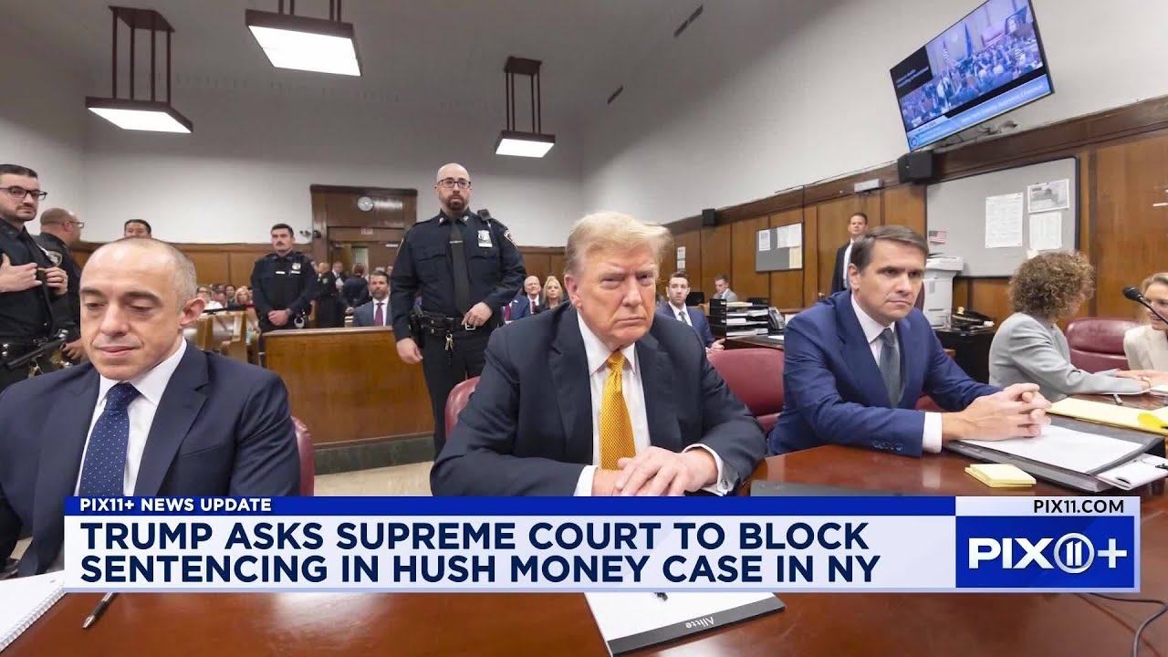 President-elect Trump asks Supreme Court to block sentencing in hush money case