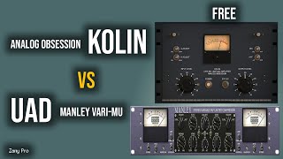 Video thumbnail for Analog Obsession Kolin vs UAD Manley Vari-Mu by Zany Pro