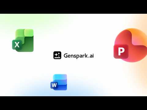 Genspark for Excel 소개 영상
