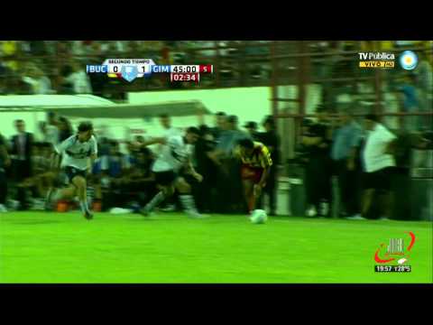 EXPULSION DE BARSOTTINI - BOCA UNIDOS 0 GIMNASIA LP 1 - FECHA 20 - B NACIONAL (11 02 2013)