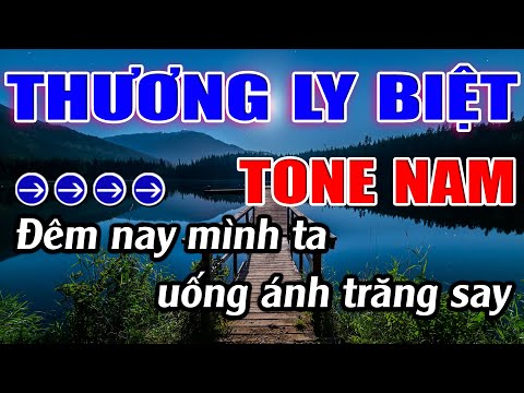 Thương Ly Biệt Karaoke Tone Nam Karaoke Lâm Beat - Beat Mới