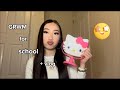 GRWM For School + Vlog!