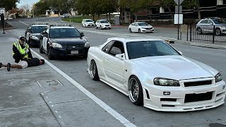 Waking up Neighbors in my OBNOXIOUSLY LOUD 700 HP R34 Skyline!!!