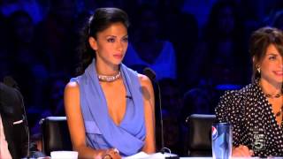 Melanie Amaro Audition &quot;Listen&quot; by Beyonce (X Factor USA Best Audition Ever)