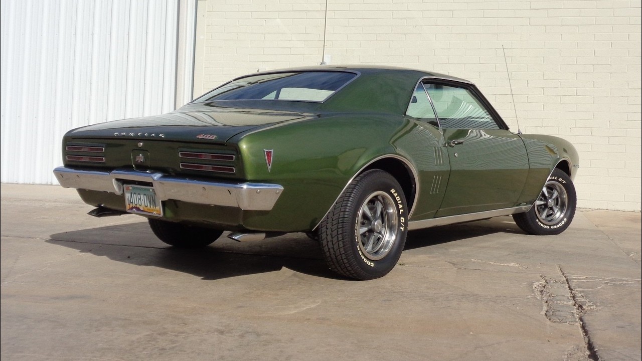 1968 Pontiac Firebird Flaunts Iconic Verdoro Green and 400ci Combo