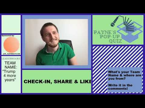 Payne’s Pop Up Quiz No 7