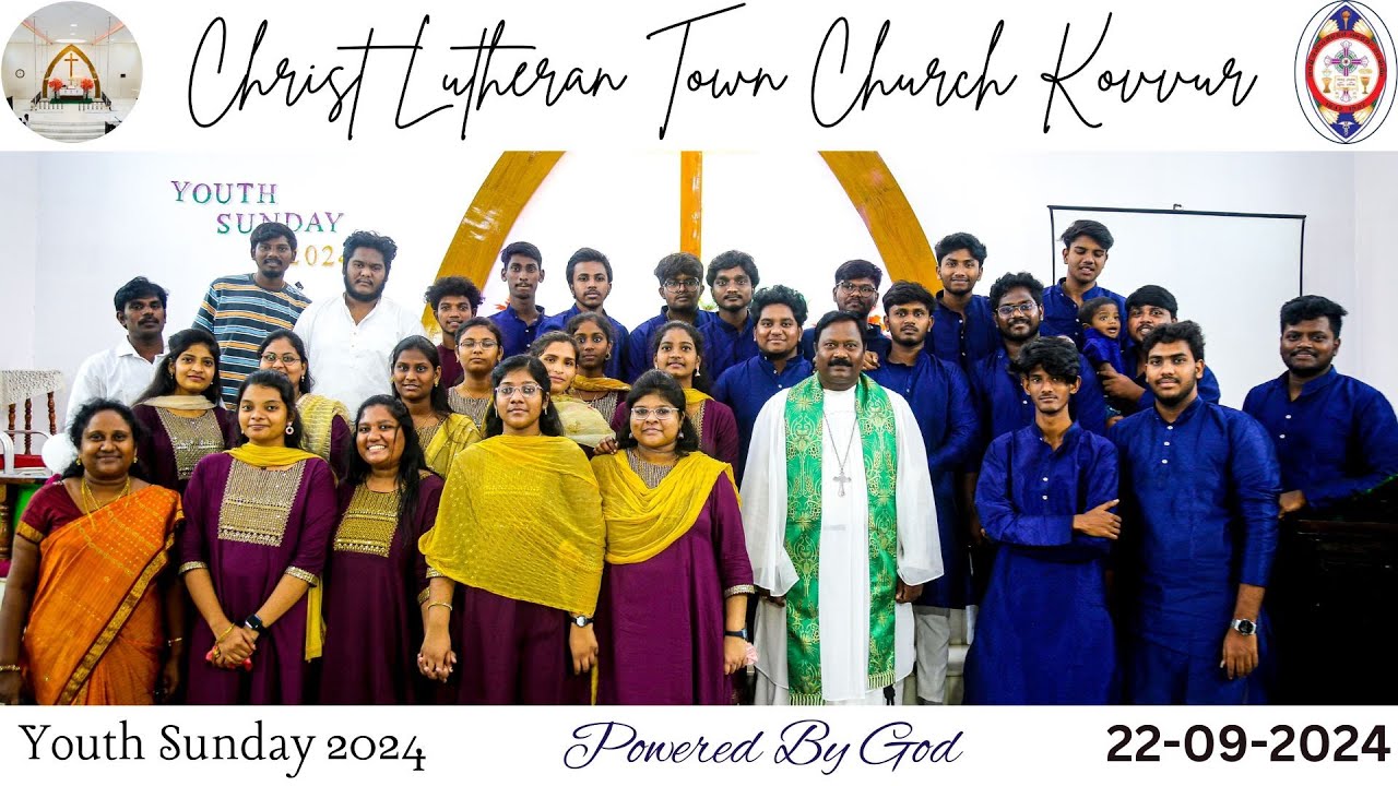Holy Youth Sunday at Christ Lutheran Town Church Kovvur (22-09-24)