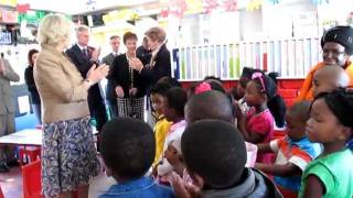 preview picture of video 'Camilla visits Masiphumelele Crèche and Day Care Center'
