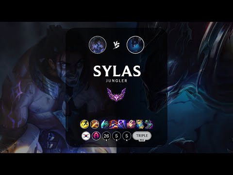 Sylas Jungle vs Nocturne - KR Master Patch 12.22