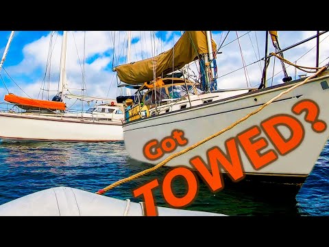 No wind, no transmission, no problem! S/V Delos to the rescue! (Calico Skies Sailing, Ep 78)