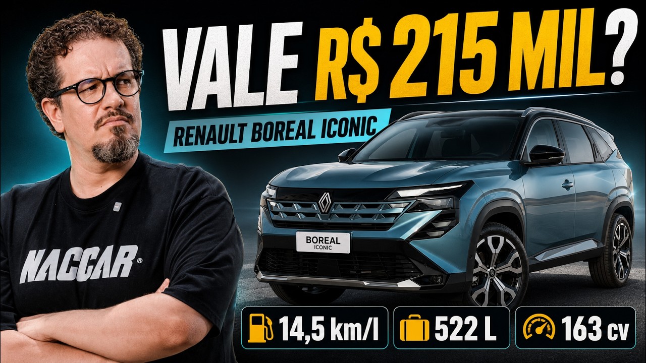 NOVO RENAULT BOREAL 2026: Motor 1.3 Turbo, Consumo Real e MUITO Espaço! 🚗🔋