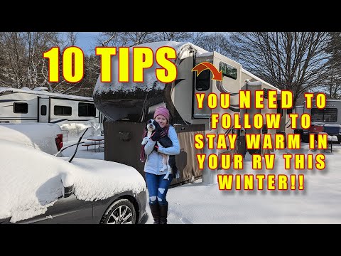 Living in Your RV in the Winter!? | How to Stay Warm & Reduce Costs | Full Time RV Life