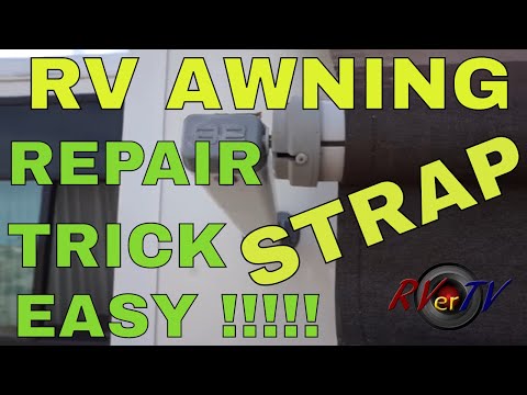 RV AWNING Replacement TRICK !! - SUPER EASY - Done In Minutes