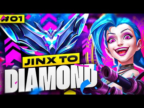 Jinx Unranked to Diamond #1 - Jinx ADC Gameplay Guide | Season 13 Jinx Gameplay